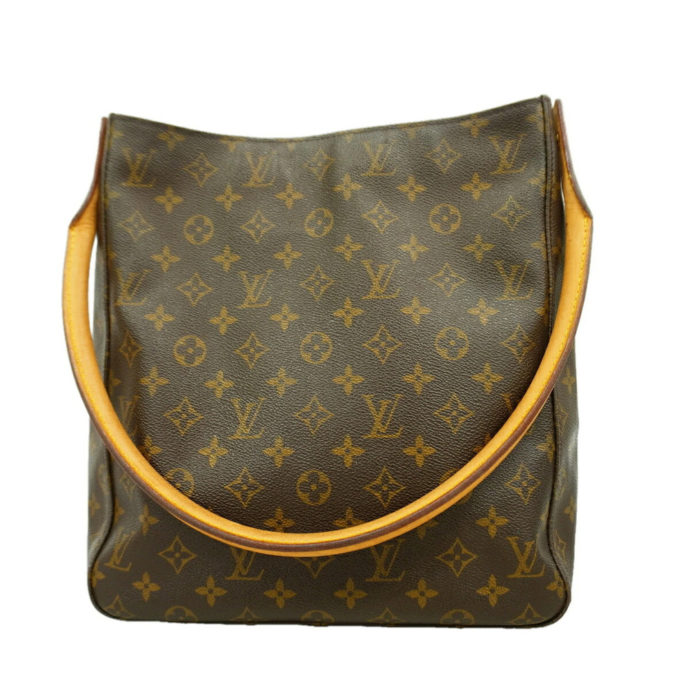 Louis Vuitton Monogram Looping GM Shoulder Bag M51145 Brown Women's